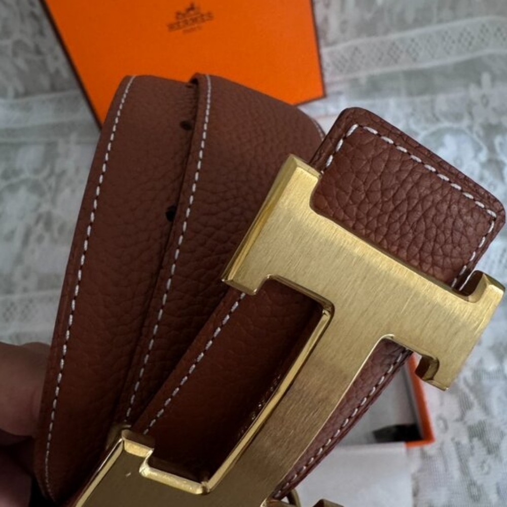 Hermes Women's Brown Belt - Picture 5 of 5